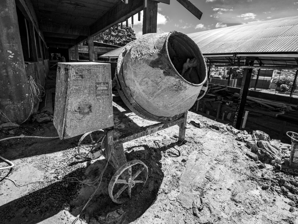 pexels photo 29735764 29735764 Monochrome photo of a concrete mixer at a construction site in Londrina, Brazil.